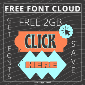 Free Font Cloud by Creative Fabrica