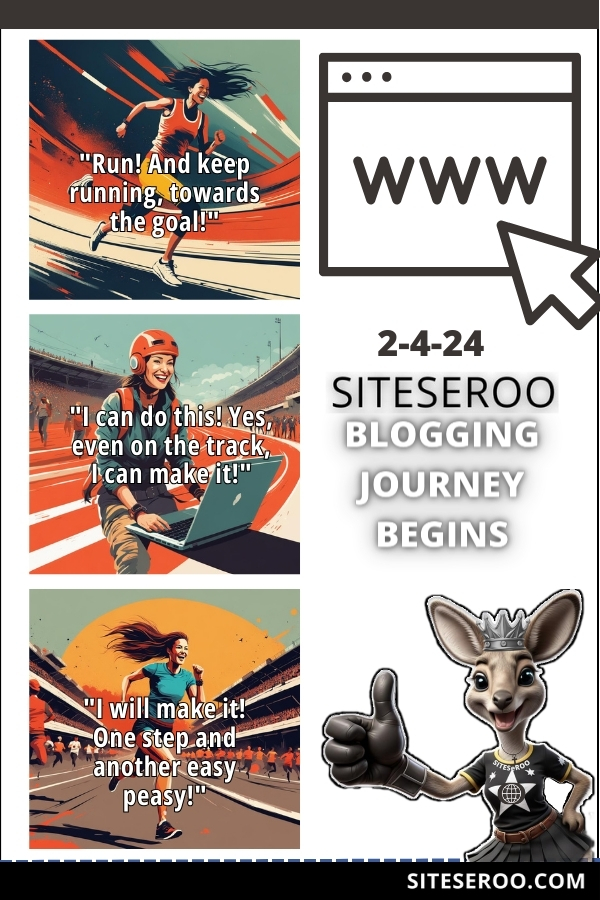 Siteseroo blogs her online business journey