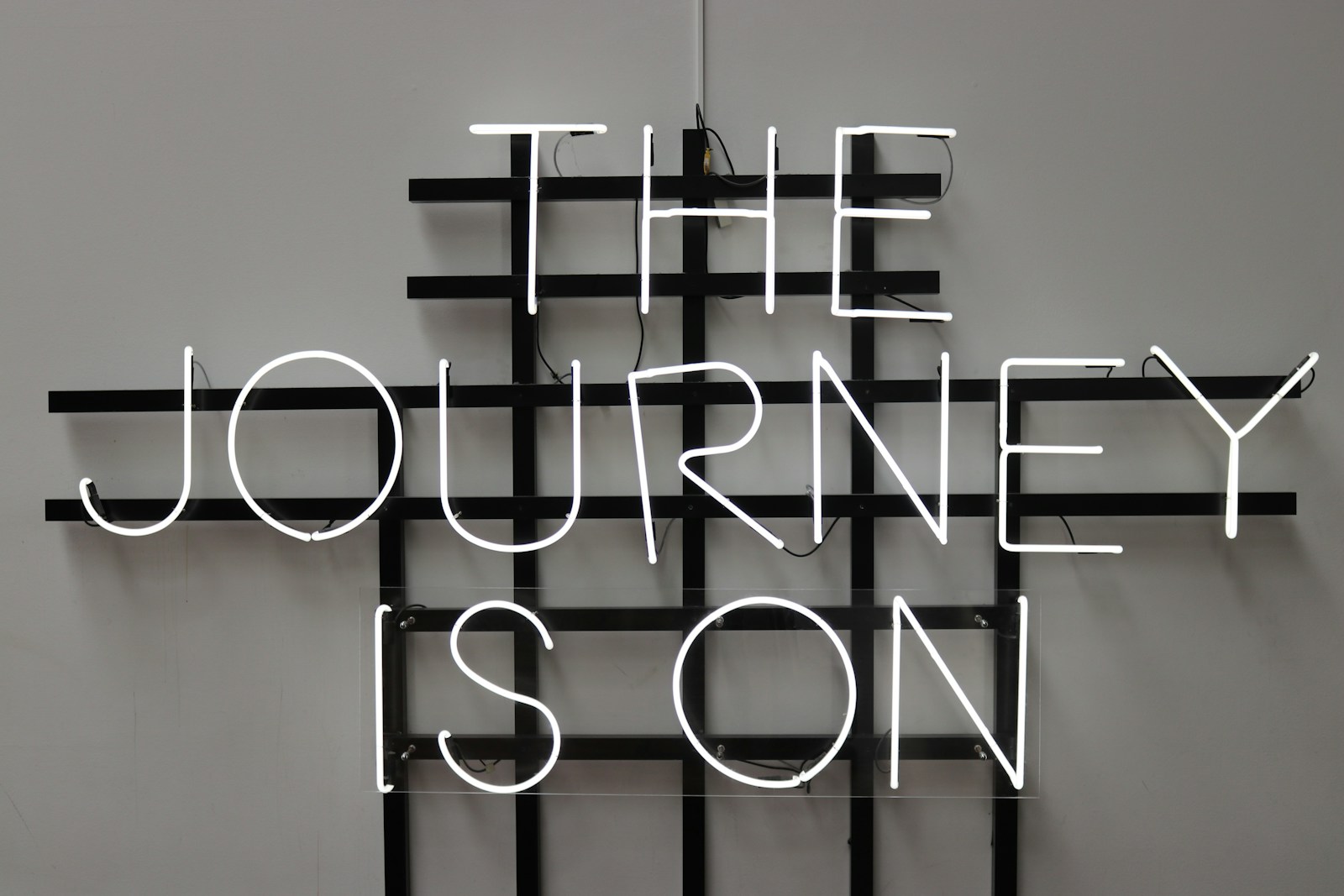 The Journey is On LED Banner